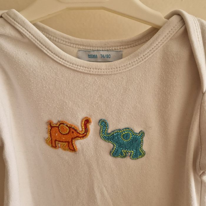 12/18 mois body éléphant - photo numéro 2