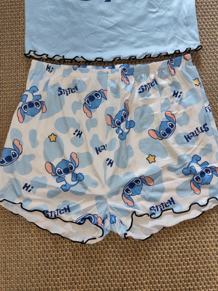 Pyjama short Stitch ,taille M , neuf - photo numéro 3
