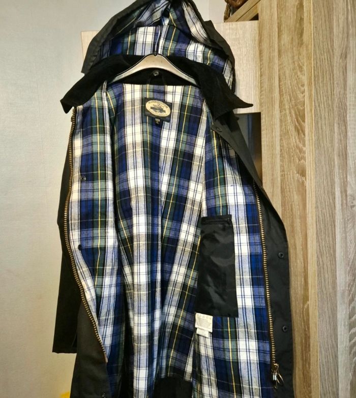 Manteau Harrington_ barbour Wax Jacket homme_taille XL - photo numéro 3