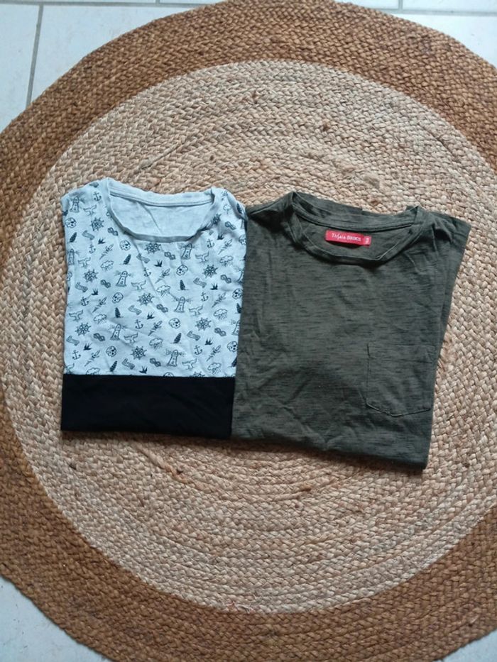 2 tee shirt manche courte