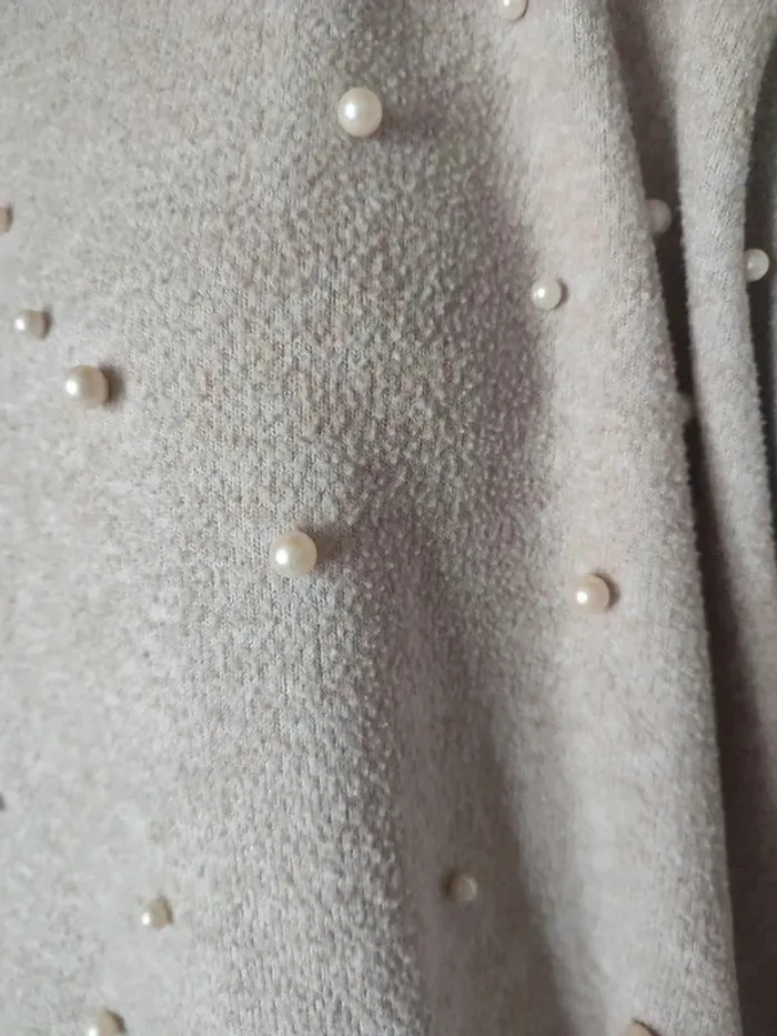 Pull beige manches 3/4 - photo numéro 6