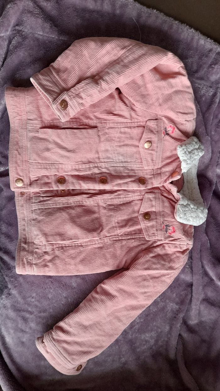 Blouson velours doublé interieur