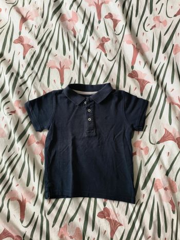 Polo manches courtes marine