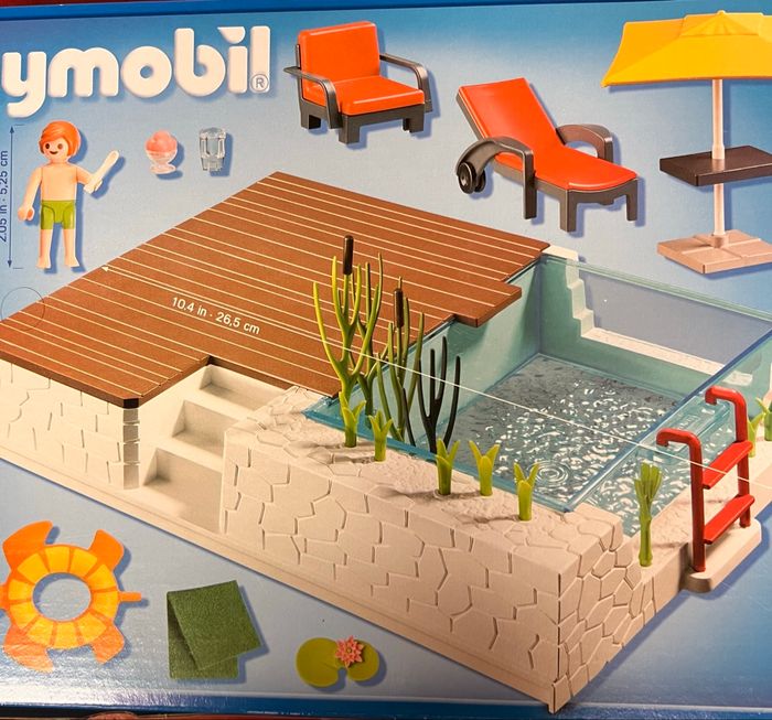 Piscine avec  terrasse playmobil - photo numéro 5