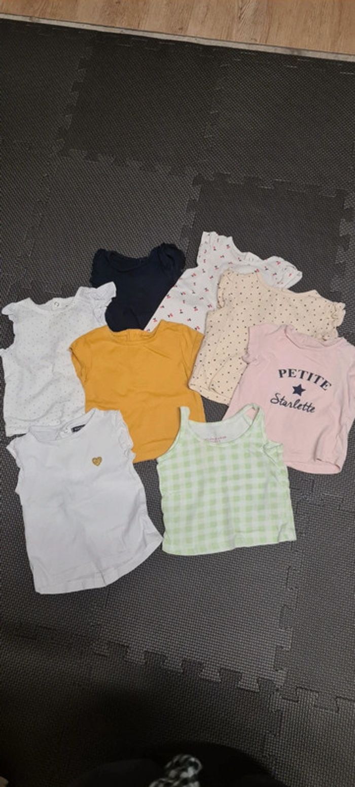 Lot t-shirts été 3 mois