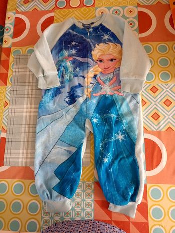 Pyjama 1 pièce turquoise 2ans