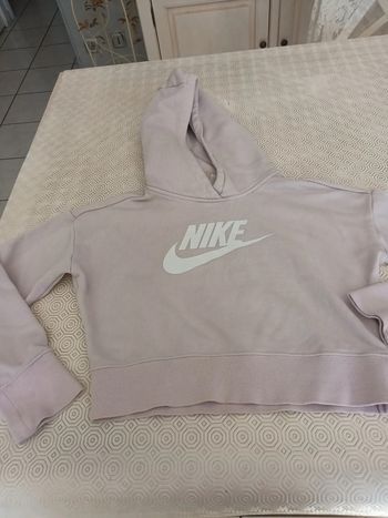 Sweat-shirt nike T M rose pâle