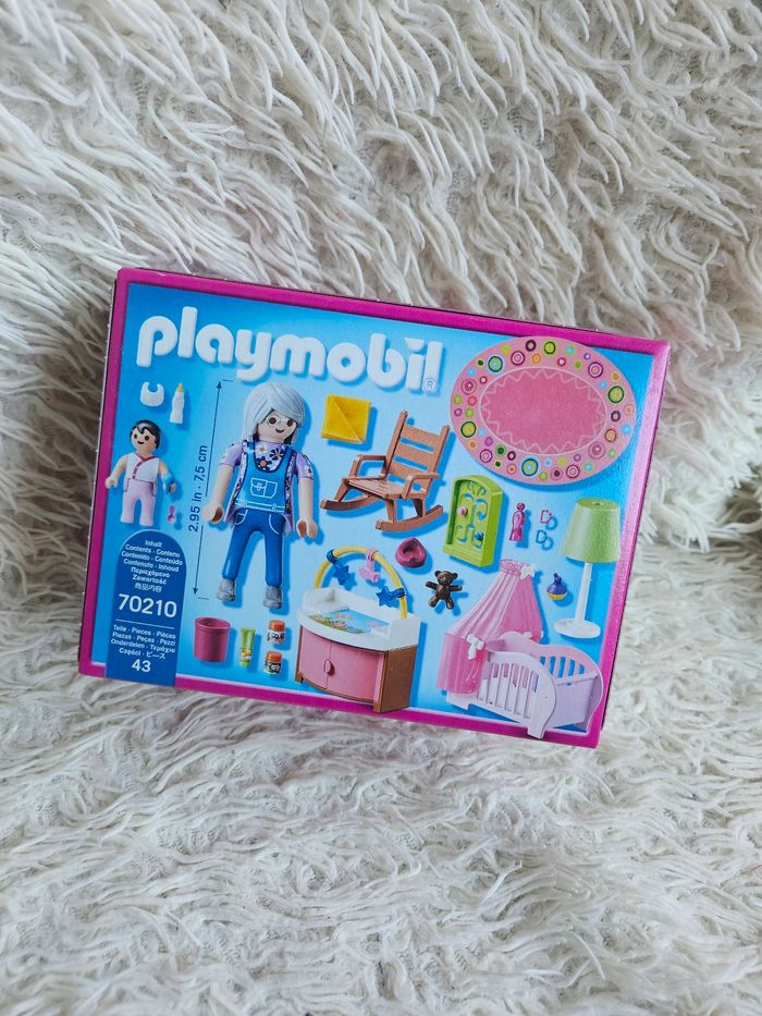 Jouet - jeux de construction playmobil 70210 chambre de bebe Neuf - photo numéro 3