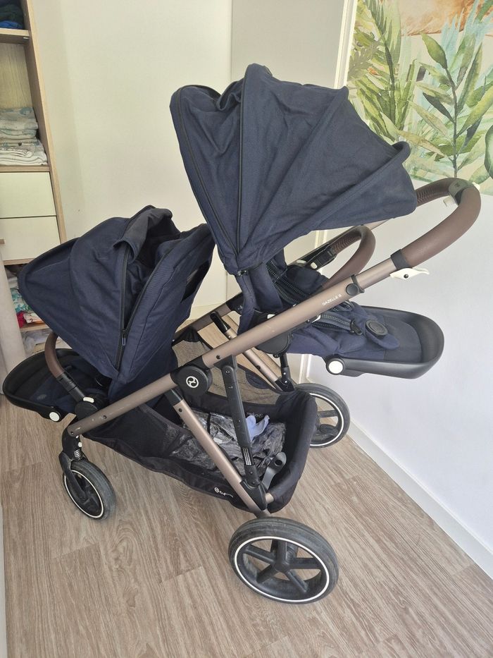 poussete duo, cosy+assises - photo numéro 5