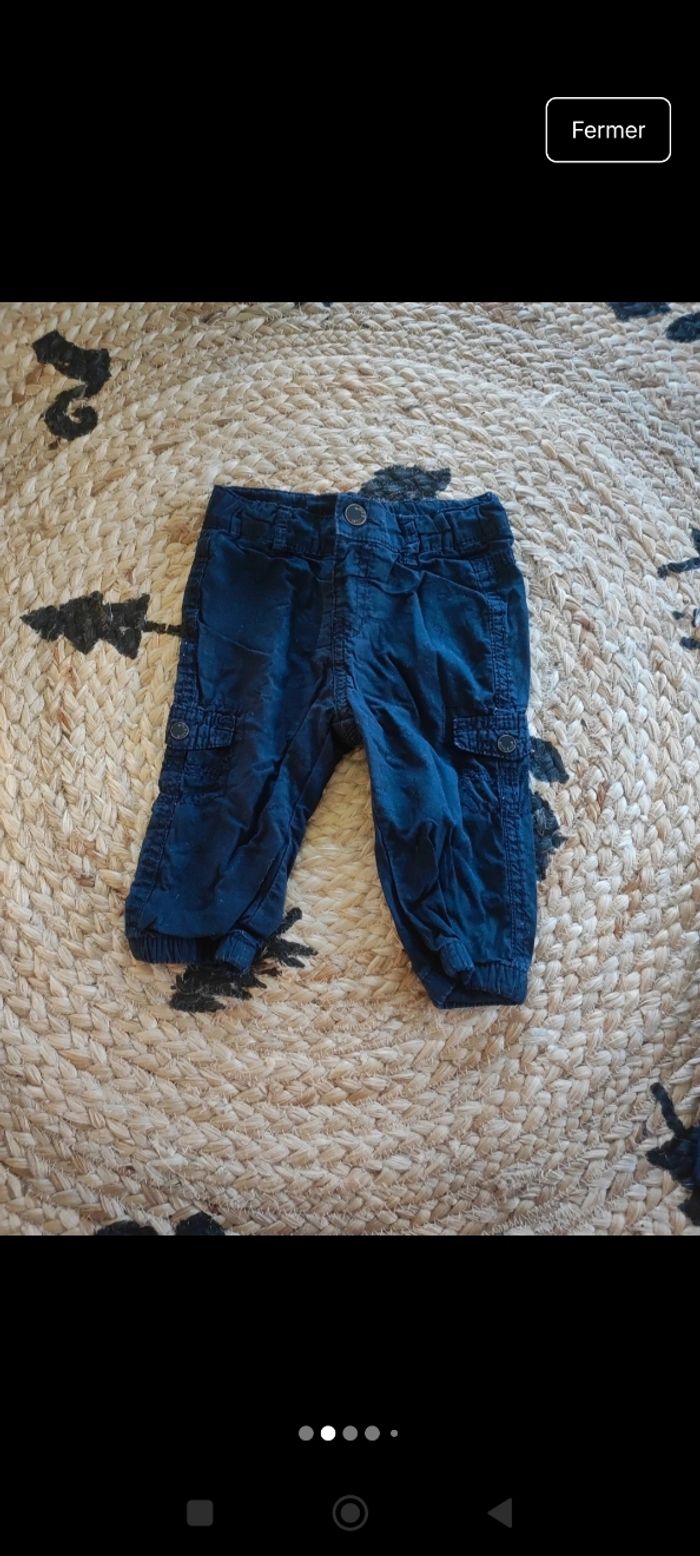 Lot 5 pantalons 6 mois - photo numéro 2
