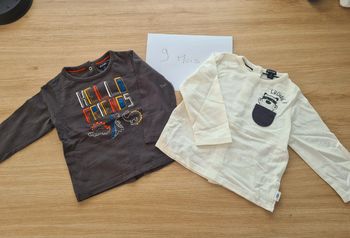 Lot t-shirt manches longues