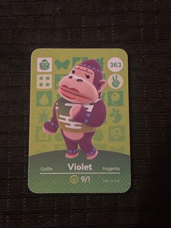 mini carte amiibo violet
