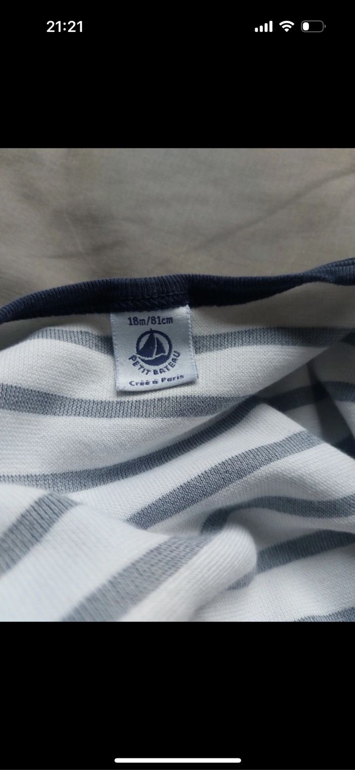 Pyjama Petit Bateau taille 18 mois - photo numéro 3