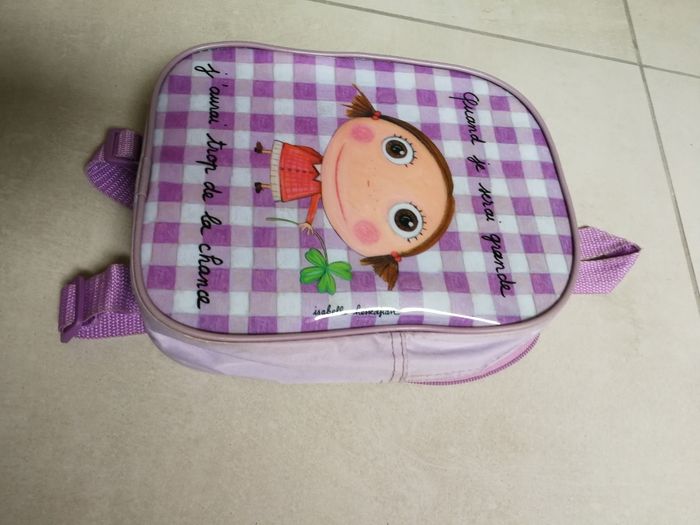 Petit sac à dos lilas, quand je serai grande - photo numéro 3