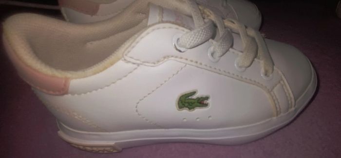 Baskets blanches bébé Lacoste - photo numéro 4