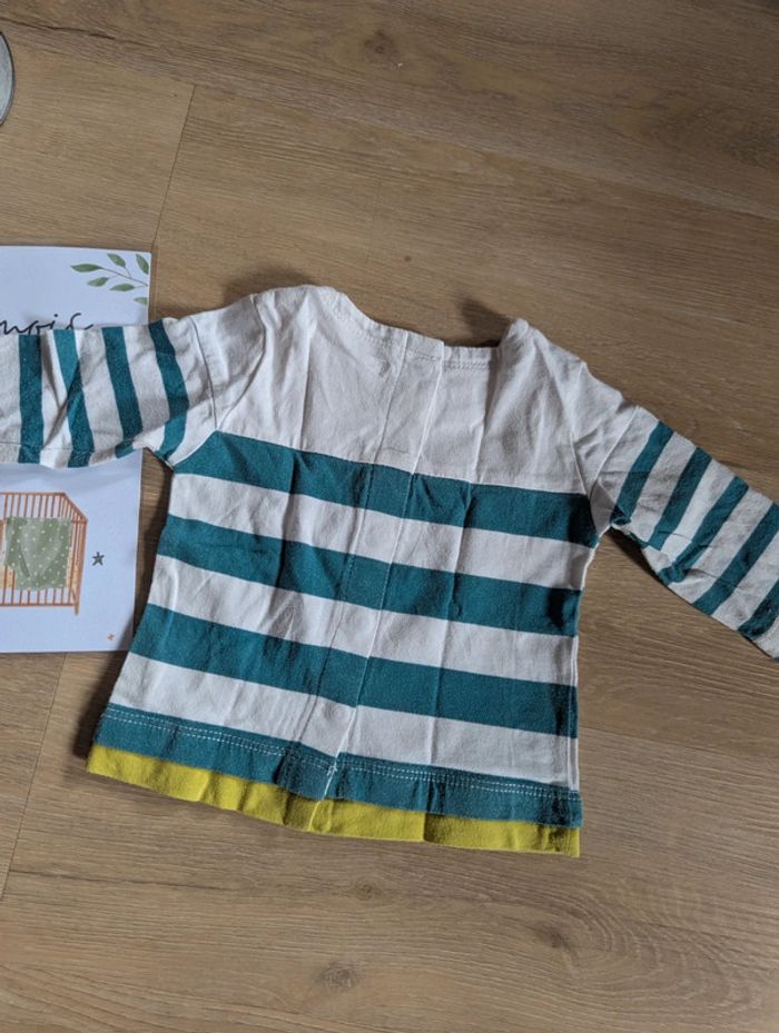 T-shirt manche longue Kitchoun 3 mois - photo numéro 4