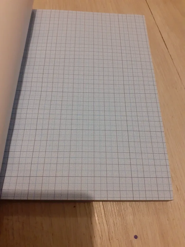 cahier de papier millimétré - photo numéro 2