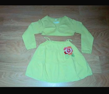 🟣 Ensemble Boléro et son débardeur en 4 ans 🟣