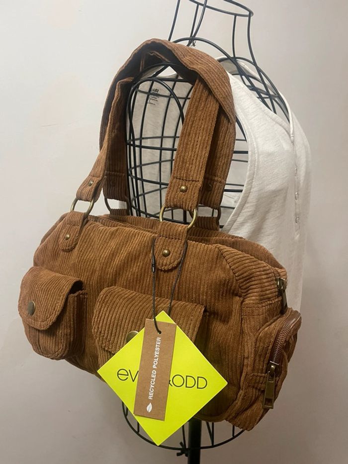 Sac à main de grande marque marron zalando Even&odd - photo numéro 5