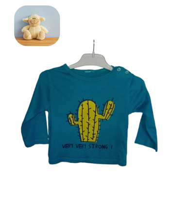 T-shirt manches longues 1 an garçon