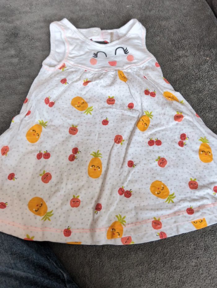 Robe été fruit 12 mois