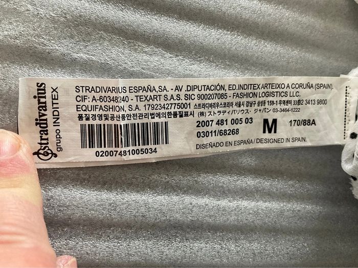 Blouse blanche et noir Stradivarius - photo numéro 6