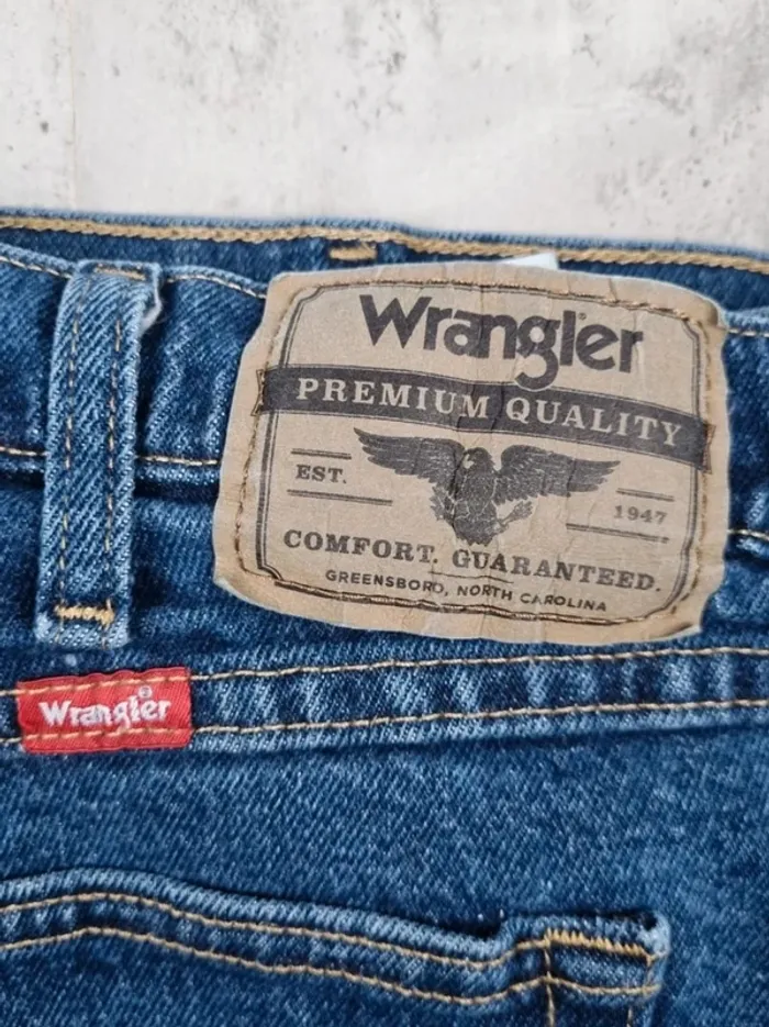Jeans Wrangler bleu – Taille 44x30 Hommes (mesures en photos) - photo numéro 6