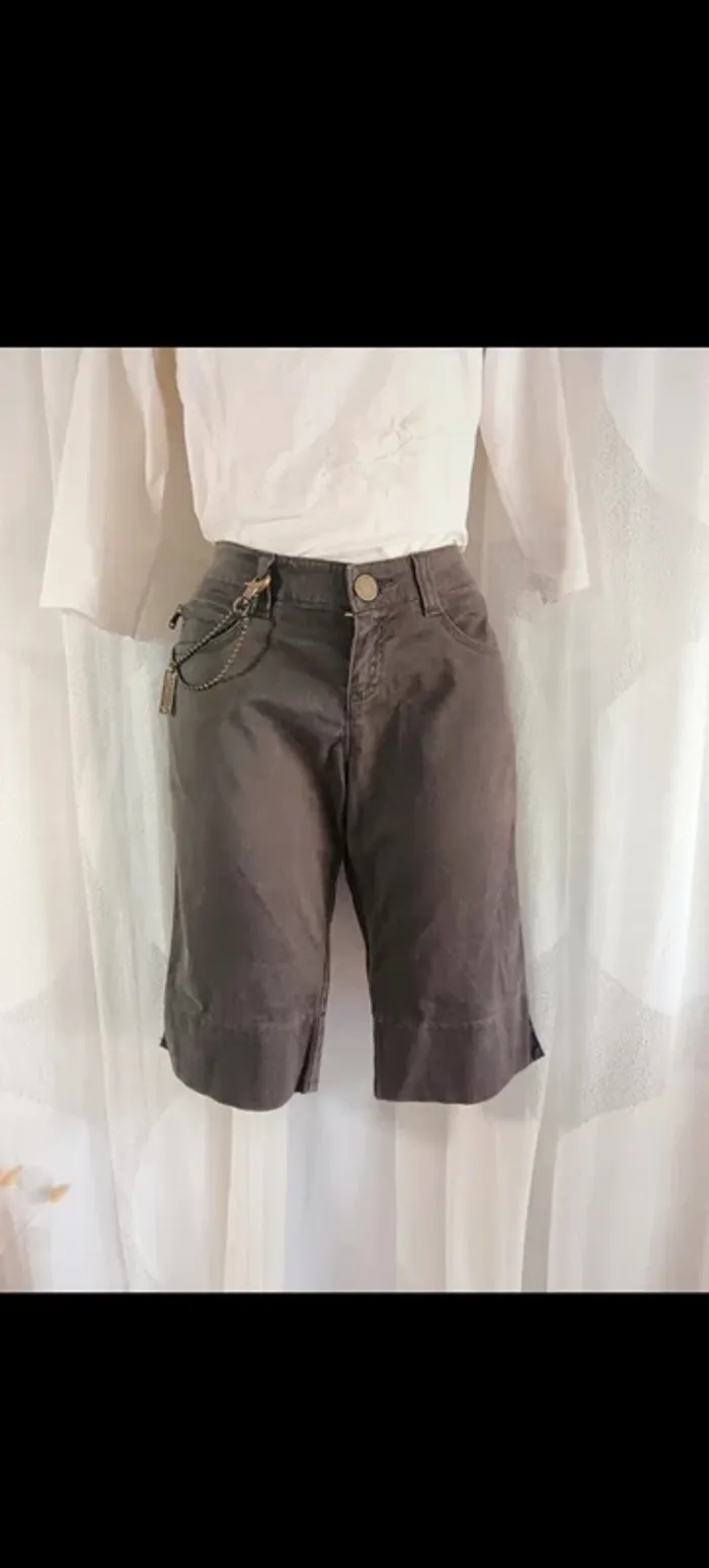 Jean Paul Gaultier "Short long marron" t. 32 us - photo numéro 4