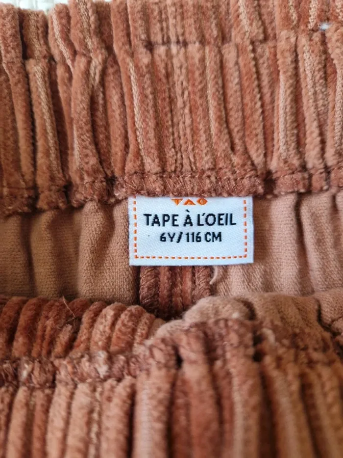Jupe en velours 6 ans tape à l'œil - photo numéro 2