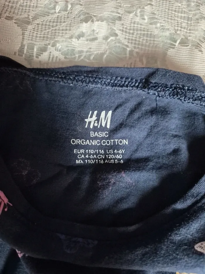 T-shirt H&M T 5/6 ans - photo numéro 3