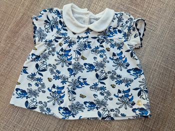 Polo fille Petit Bateau 12 mois en parfait état