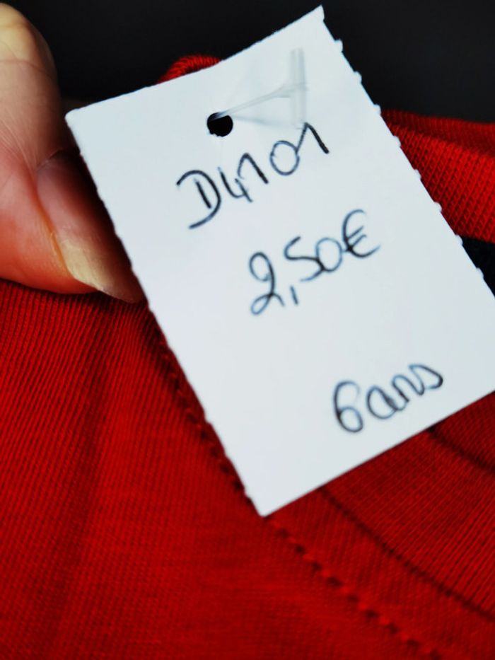 D4101 - tee-shirt garçon 6 ans - photo numéro 3