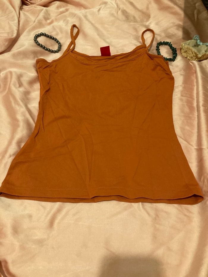 Débardeur TEX 36 – caramel – très bon état - photo numéro 3