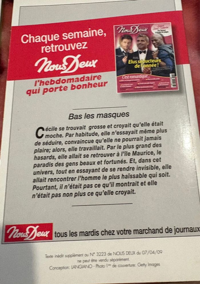 2 eme lot de 7 livres Nous deux - photo numéro 5