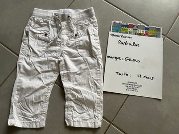 Pantalon garçon 12 mois