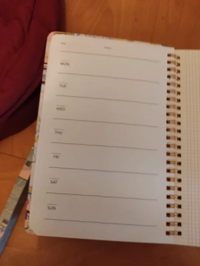 Weekly planner - photo numéro 7