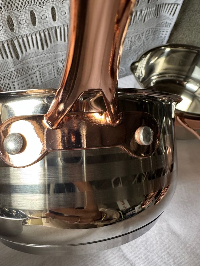 4 casseroles neuves inox - photo numéro 5