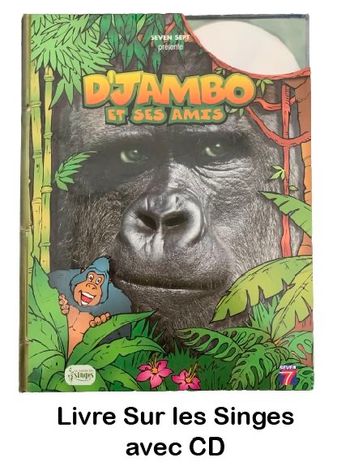 Livre de la Vallée des singes avec CD