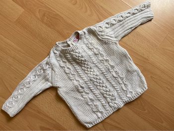 Beau pull crème DPAM T. 6 mois/68 cm garçon TBE