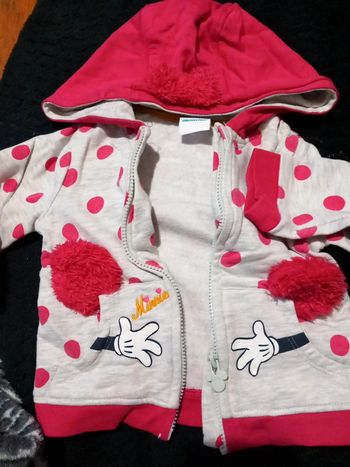 Gilet taille 67cm 6mois orchestra disney minnie