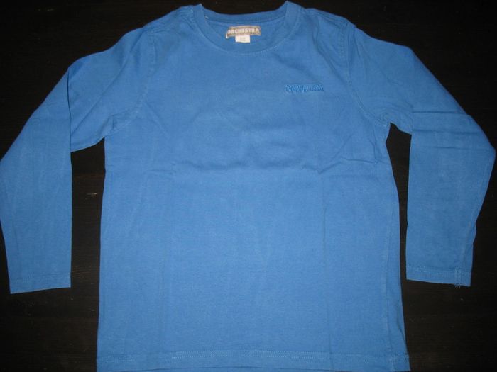 TEE SHIRT ML BLEU GARÇON "ORCHESTRA" - 10 ANS - n°16