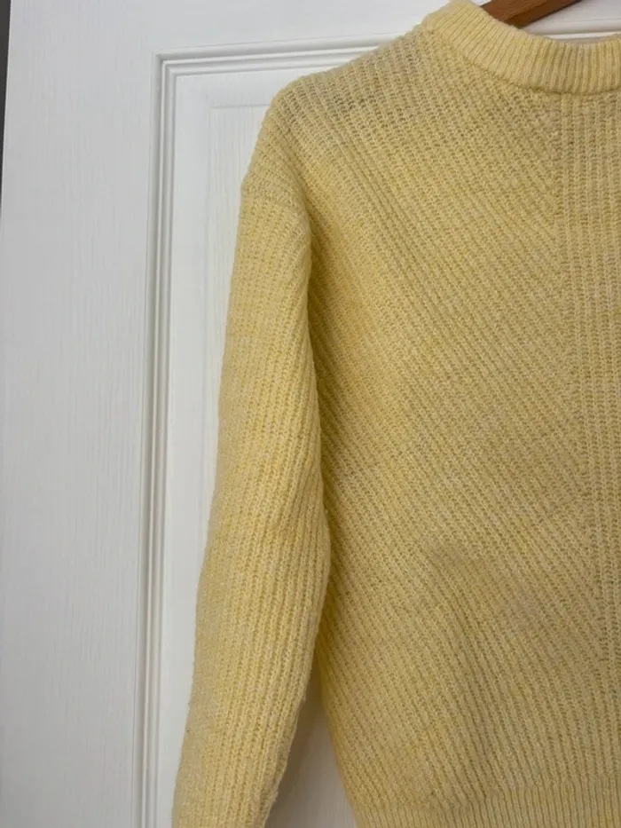 Pull jaune poussin - photo numéro 3
