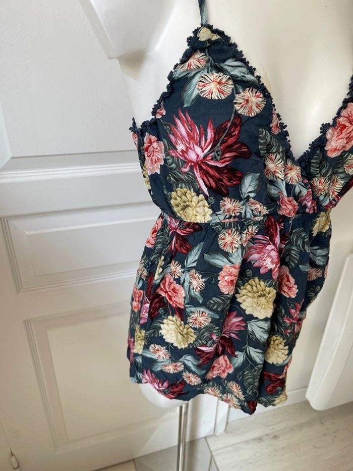 Combinaison short à fleurs - photo numéro 4