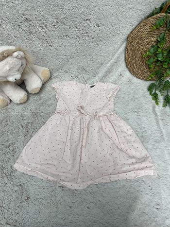 Robe d’été rose à pois - Kiabi 