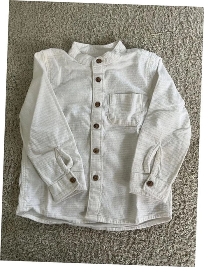 Ensemble 3 pièces pull pantalon chemise taille 18-24 mois C&A - photo numéro 6