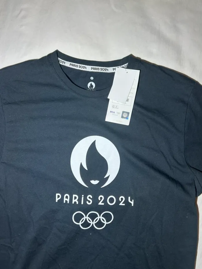 T-shirt jeux olympiques Paris 2024 noir - photo numéro 5