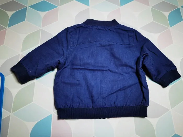 D4584 - veste zippée garçon 3 mois - photo numéro 5