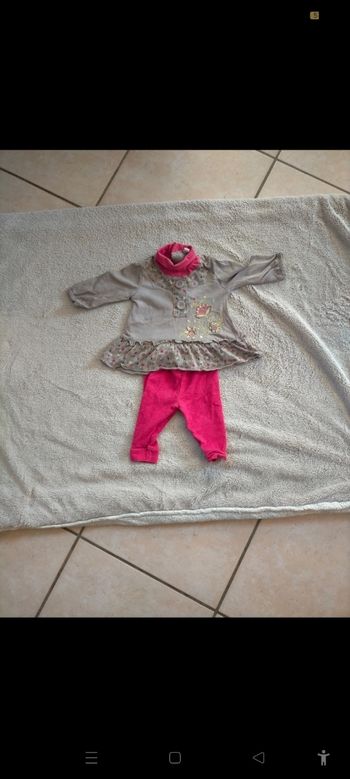 Ensemble fille 3 mois