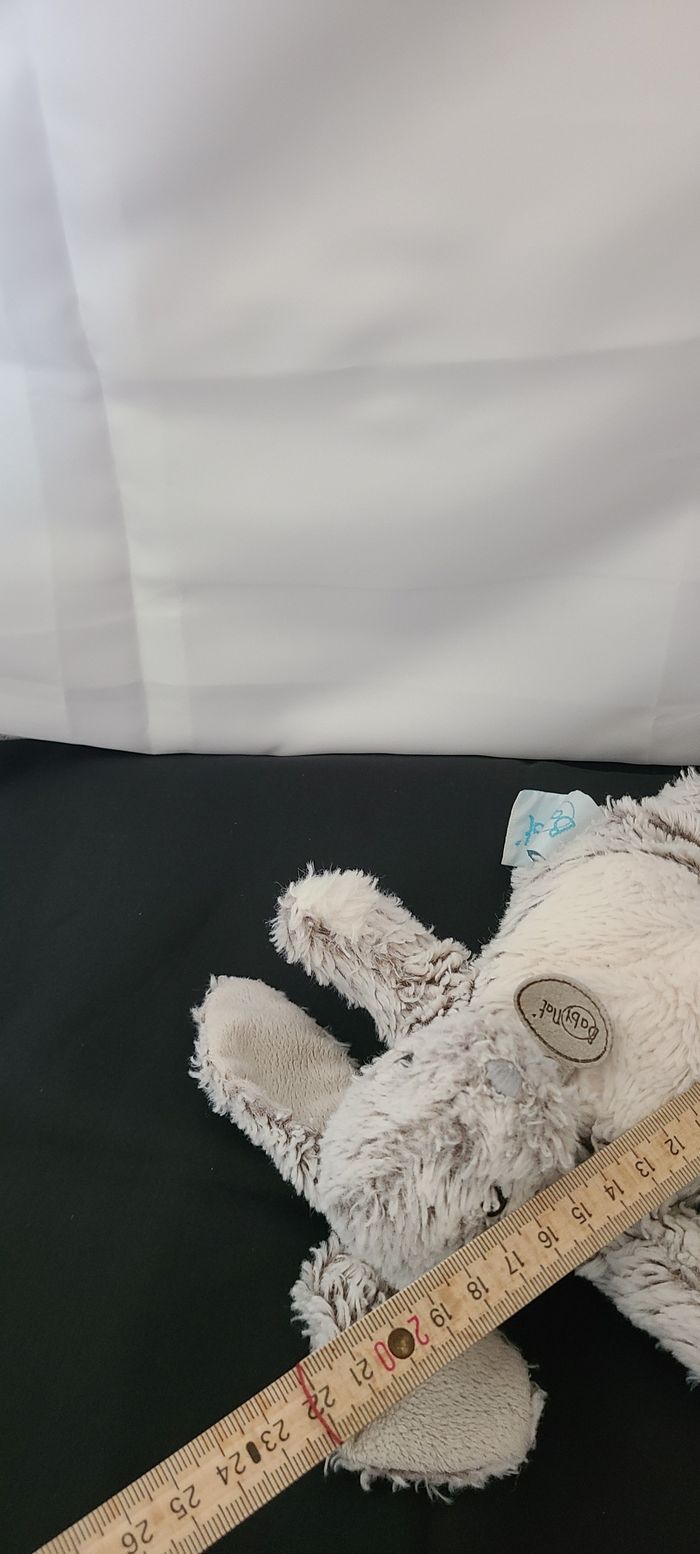 Doudou Mouchoir Lapin 🐰 Rabbit Baby Nat Très Doux Marron Beige - photo numéro 4