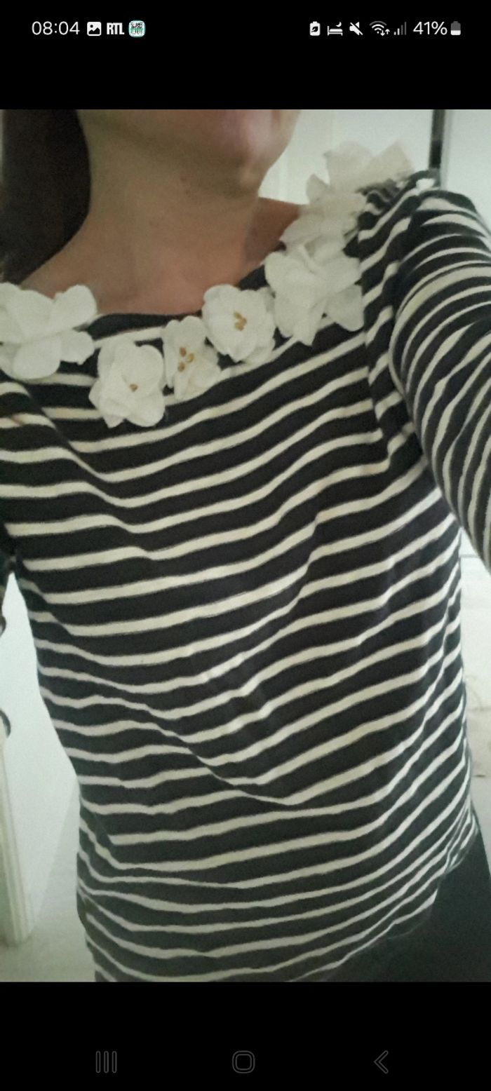 Pull sweat coton Leon & Harper taille M - photo numéro 6